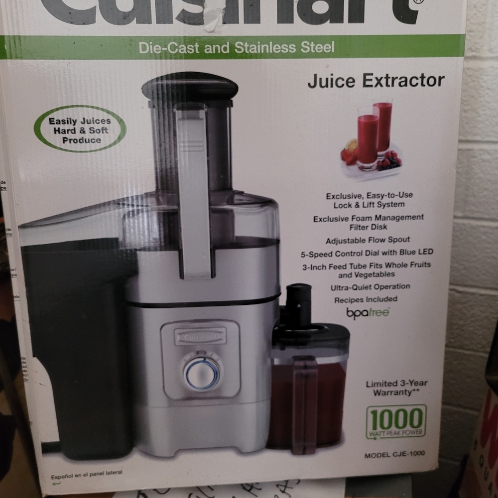 Cuisinart Stainless Steel Juice Extractor